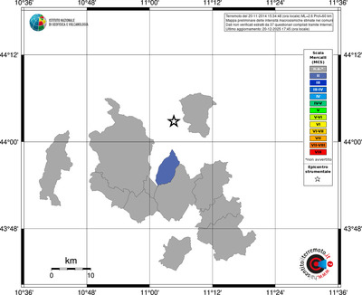 Mappa MCS - territori comuni