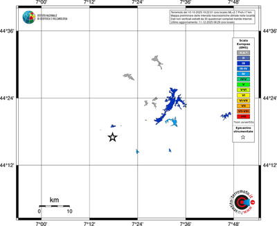 Mappa EMS - territori località