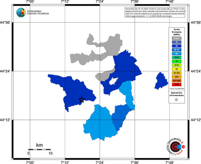 Mappa EMS - territori comuni
