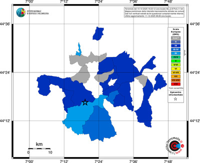Mappa EMS - territori comuni