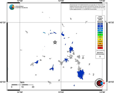 Mappa EMS - territori località