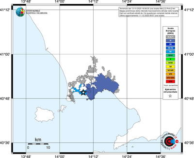 Mappa EMS - territori località