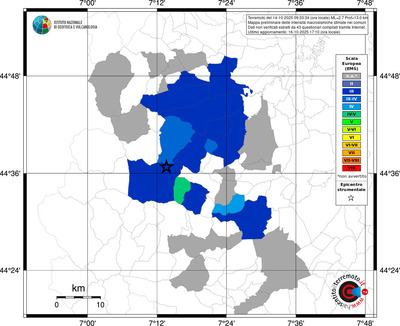 Mappa EMS - territori comunali