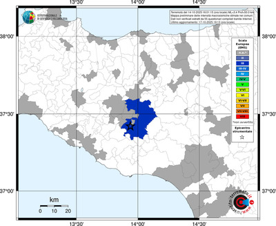 Mappa EMS - territori comunali