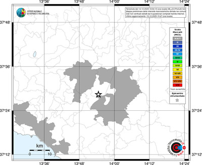 Mappa MCS - territori comunali