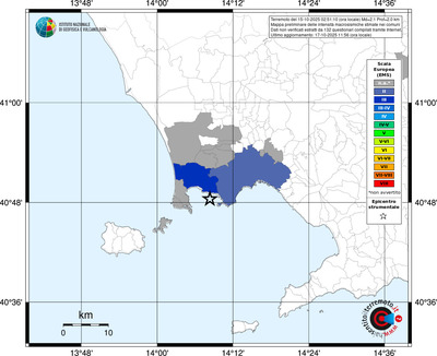 Mappa EMS - territori comunali