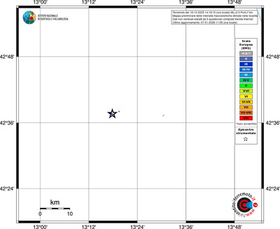 Mappa EMS - territori località
