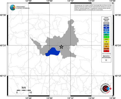 Mappa MCS - territori comunali