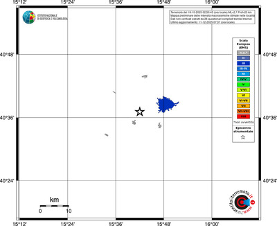 Mappa EMS - territori località