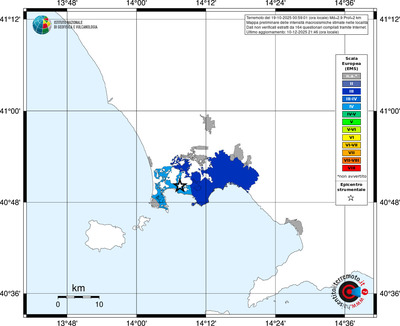 Mappa EMS - territori località