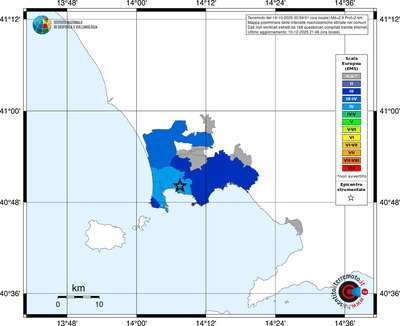 Mappa EMS - territori comuni