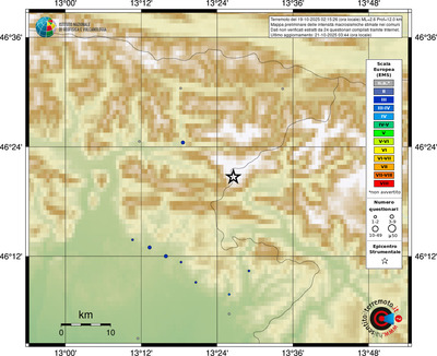 Mappa EMS - comuni