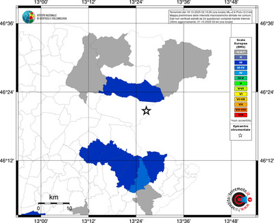 Mappa EMS - territori comunali