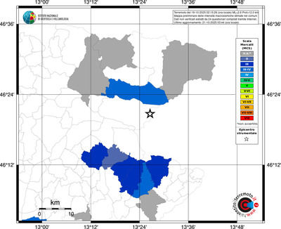 Mappa MCS - territori comunali