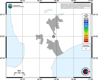 Mappa EMS - territori comuni