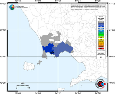 Mappa EMS - territori comunali