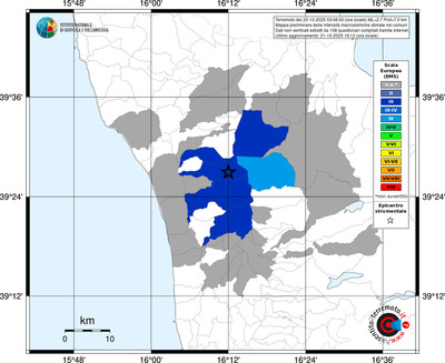 Mappa EMS - territori comunali