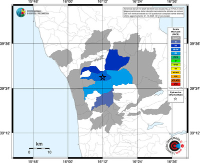Mappa MCS - territori comunali