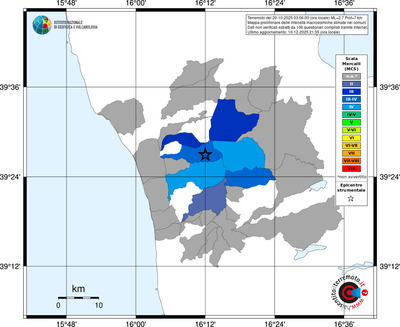 Mappa MCS - territori comuni