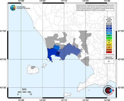 Mappa EMS - territori comunali