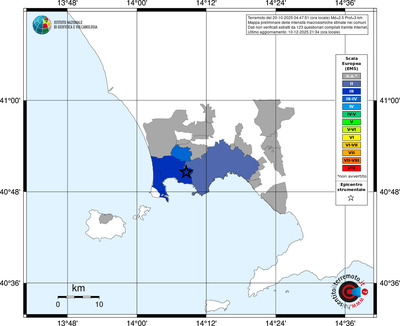 Mappa EMS - territori comuni