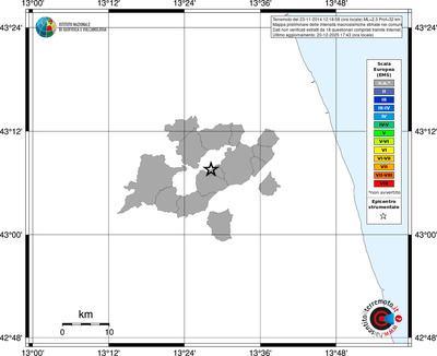 Mappa EMS - territori comuni