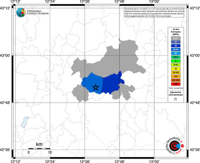 Mappa EMS - territori comunali