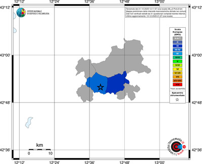 Mappa EMS - territori comuni
