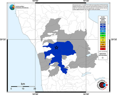 Mappa EMS - territori comunali