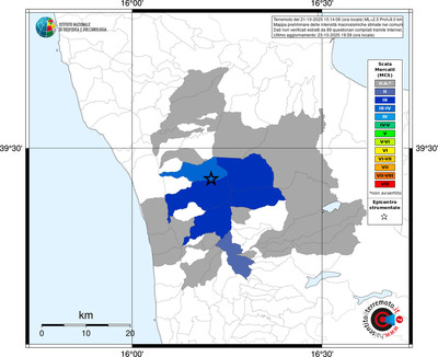 Mappa MCS - territori comunali