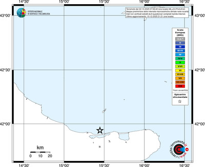 Mappa EMS - territori località