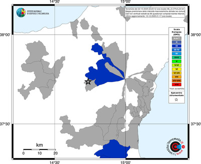 Mappa EMS - territori comuni