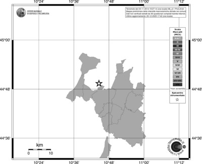 Mappa MCS - territori comuni