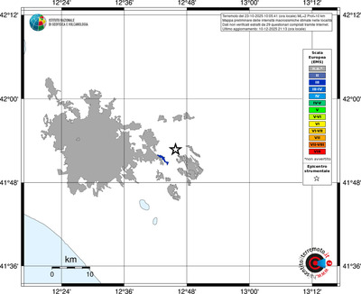 Mappa EMS - territori località