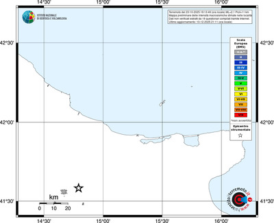 Mappa EMS - territori località
