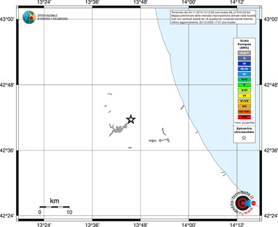 Mappa EMS - territori località