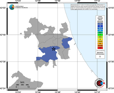 Mappa MCS - territori comuni