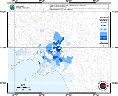 Mappa territorio comunale con almeno 3 questionari