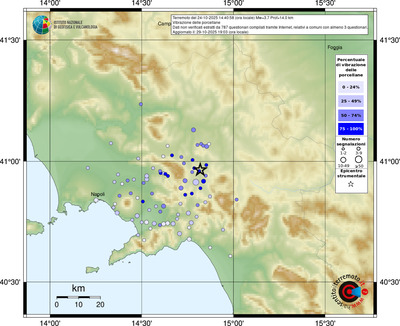 Mappa comuni con almeno 3 questionari