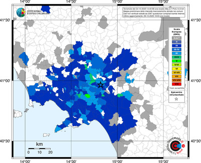 Mappa EMS - territori comunali