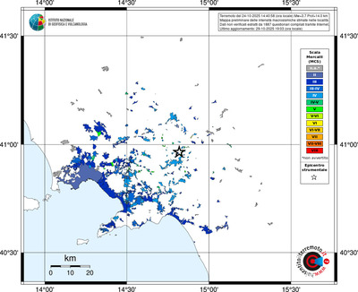 Mappa MCS - territori delle località