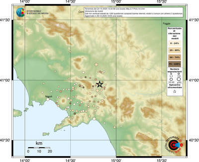 Mappa comuni con almeno 3 questionari