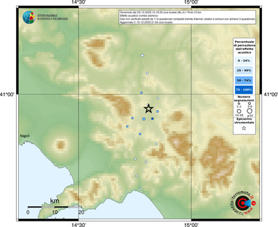 Mappa comuni con almeno 3 questionari