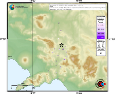 Mappa comuni con almeno 3 questionari