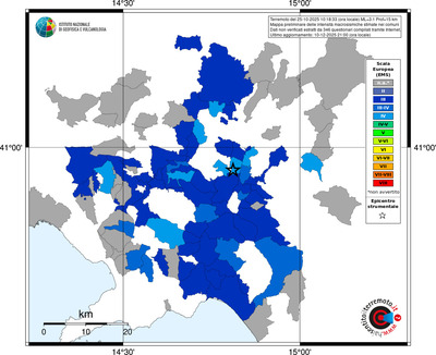 Mappa EMS - territori comuni