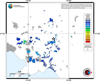 Mappa MCS - territori località