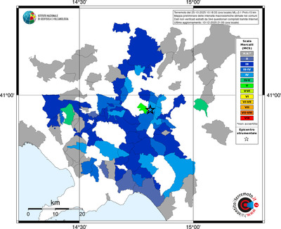Mappa MCS - territori comuni
