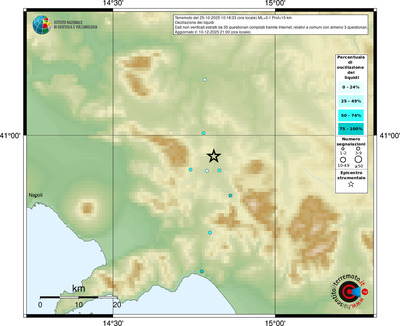 Mappa comuni con almeno 3 questionari