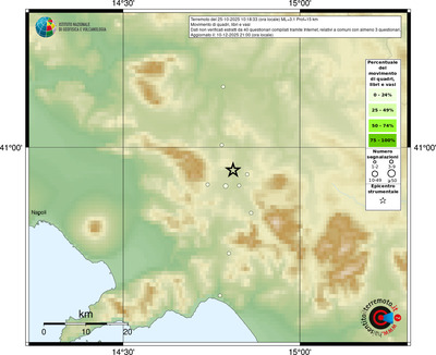 Mappa comuni con almeno 3 questionari