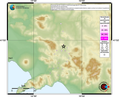 Mappa comuni con almeno 3 questionari